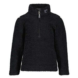 Obermeyer Big Girls Small Superior Gear Shirt Jacket Zip Neck Black NWT Fleece